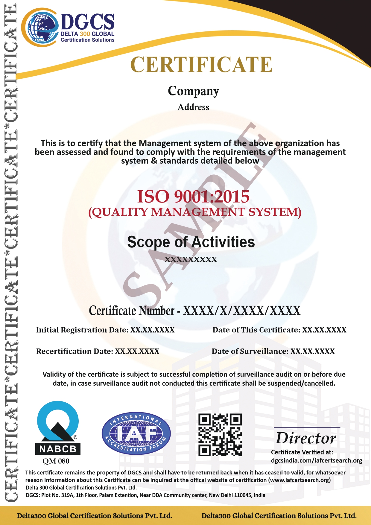 Delta 300 Global Certification Solutions Pvt Ltd